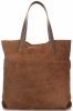 Bőr táska shopper bag Vittoria Gotti barna V8267